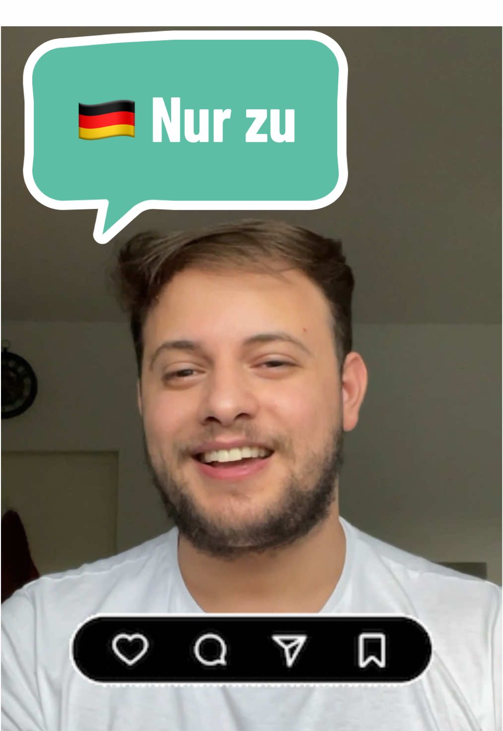 كنت بتعرفها ل هي العبارة ؟  🇩🇪 Nur zu 