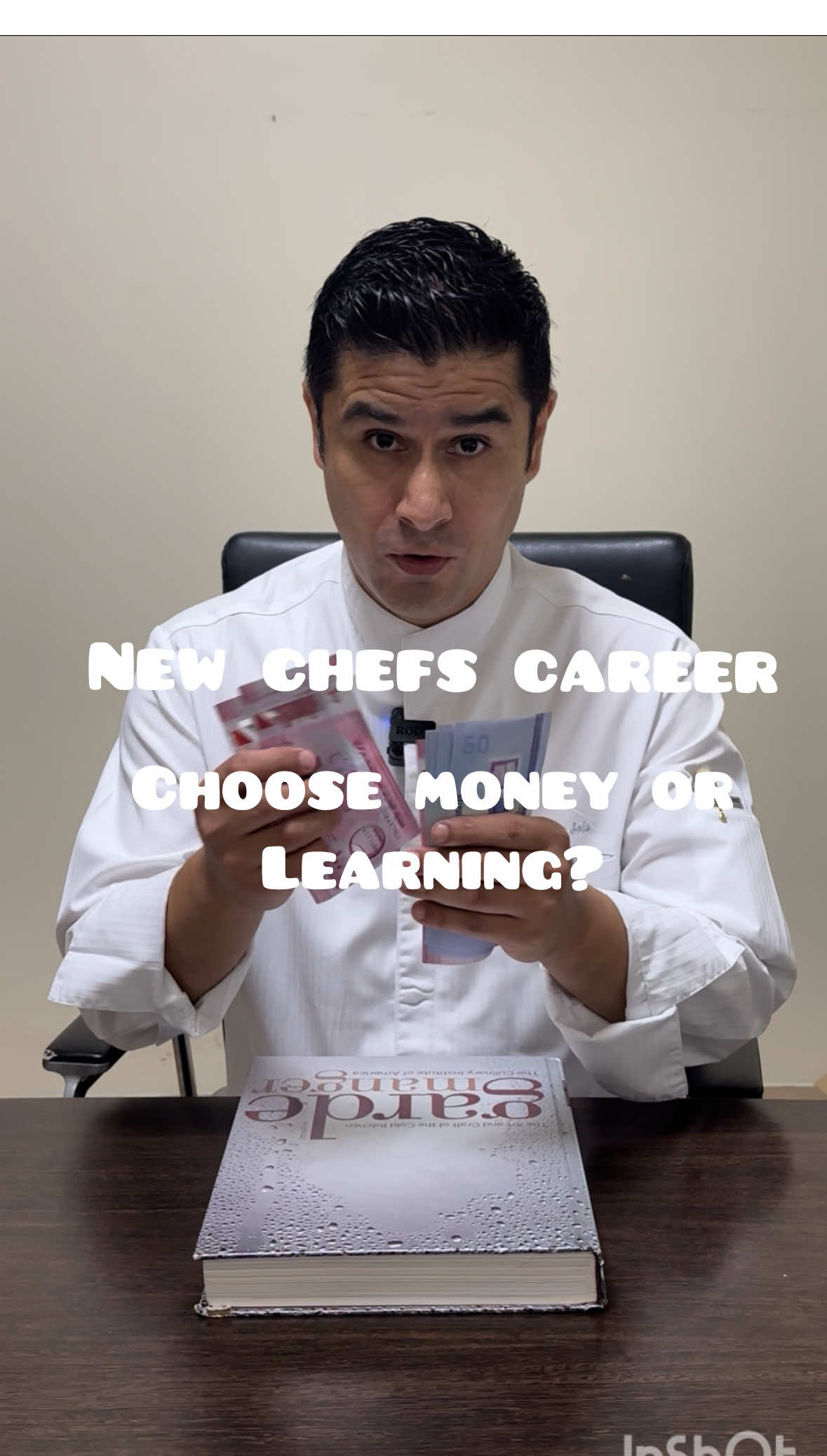 To the new chefs in the beginning of your career what would you choose money or learning? #newchefs #chefs #culinaryjourney #chefdiego #chefmentor 