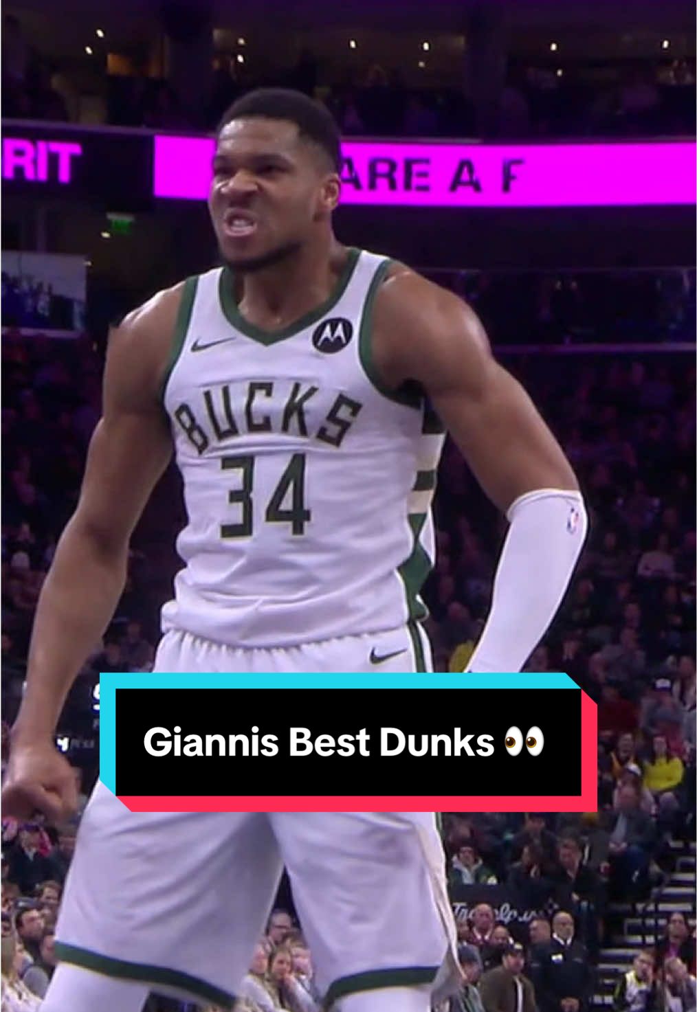 Giannis last season: 30.4 PPG 11.9 RPG 6.5 APG ...and an NBA-leading 243 dunks! 💥💥💥 @Bucks #NBA #Basketball #Dunk #giannisantetokounmpo #bucks 