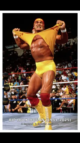 RIP, Hulk Hogan!! #Goat #hulkhogan #fyp #wrestling #rip #legend #whatyougonnado #hulkamania 