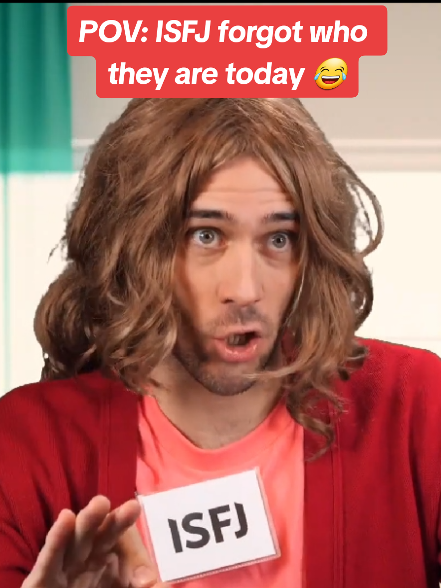 POV: ISFJ forgot who they are today 😂 #isfj #isfjpersonality #myersbriggs #pov #relatable 