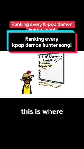Ranking every K-pop demon hunter song!!!!! Full video is in the link in my bio! #animation #animated #animatedmeme #meme #kpop #kpopdemonhunters #kpopdemonhuntersmira #kpopdemonhuntersrumi #kpopdemonshunterszoey #sajaboys #sajaboysedit #sodapop 