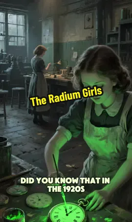 The Glowing Girls Who Died in the Dark #RadiumGirls #DarkHistory #CreepyFacts #WTFHistory #FactoryHorror #GlowingInTheDark #RadioactiveTruth #TrueCrimeTikTok