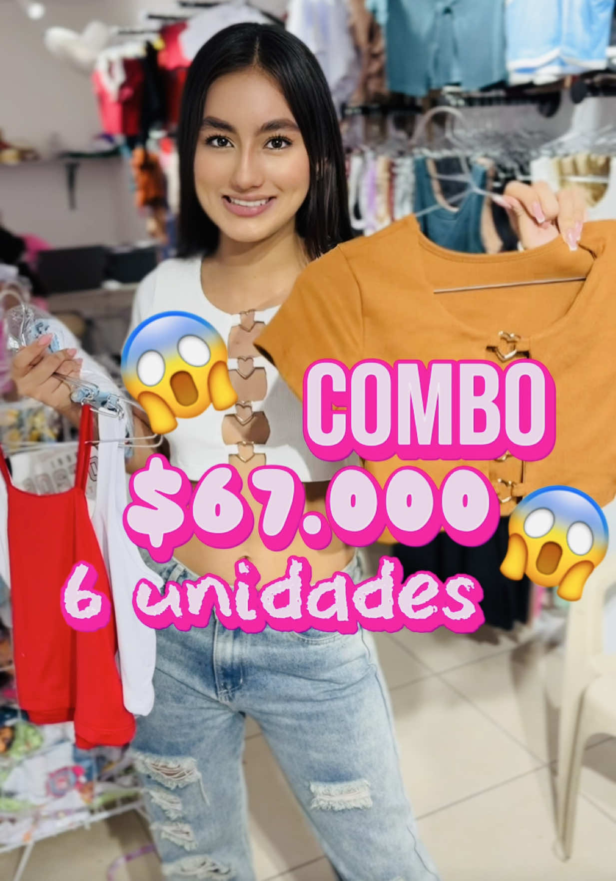 ✨ ¡Es increíble todo lo que puedes comprar con $64.000! 😱 Te llevas 6 UNIDADES 🔥 ¿Quéeee? Me impacta esto y es 100% REAL 💯😍 ¡Corre porque se agotan rapidísimo! 🛍️   #fyp #economico #blusasbaratas #ventas #mayoristas 
