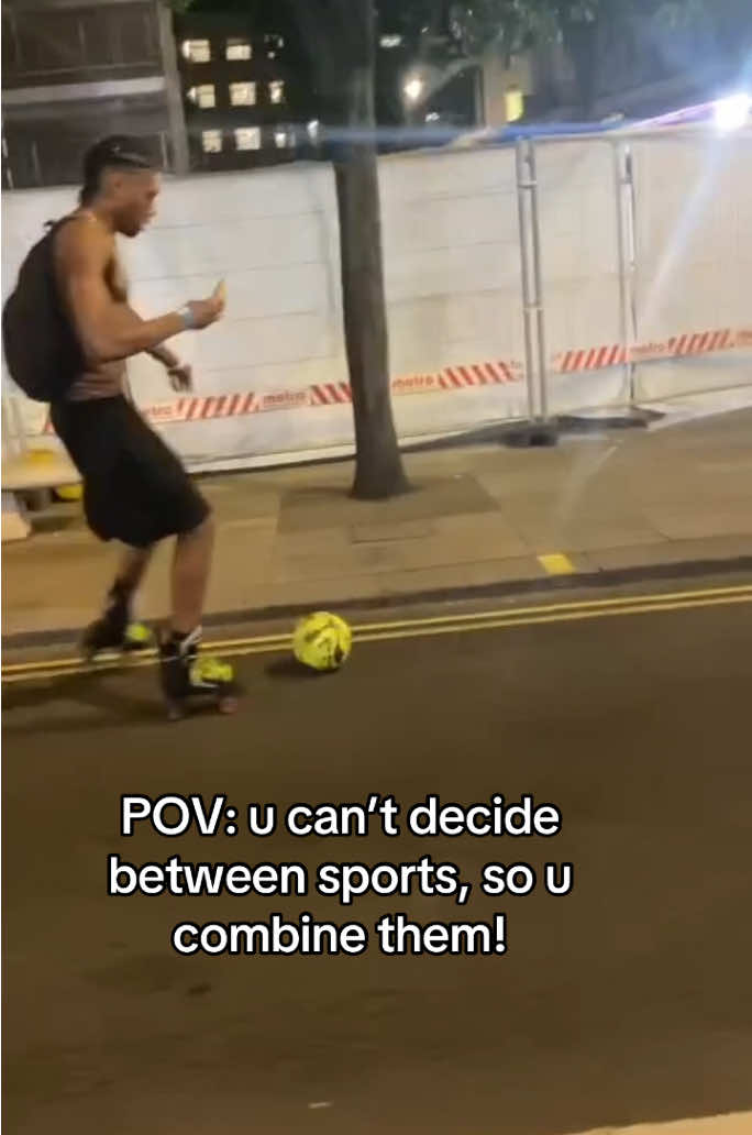Try it urself n see how long u can keep the ball going!!😁 #footballvideo #skating #combos #justmydemontime #fyp 