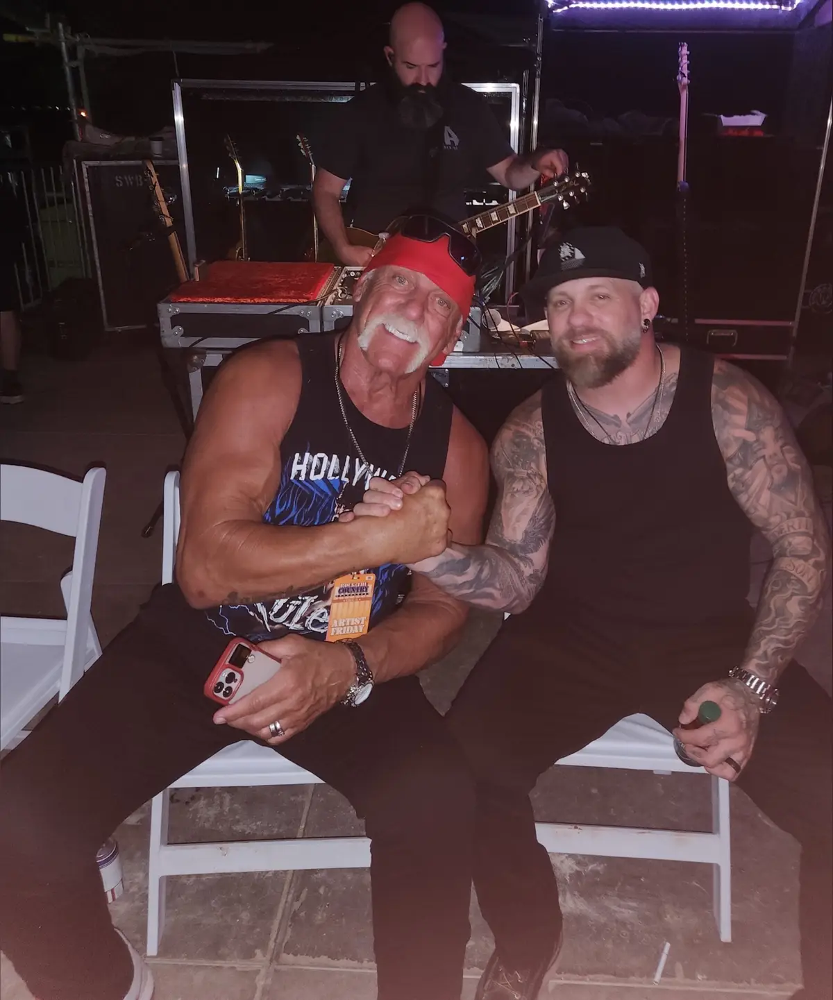 There are heavy hearts all over the world for a reason brother. Thank you for the life you lived, the memories you gave us, and the legacy you left. Hulkamania forever. 