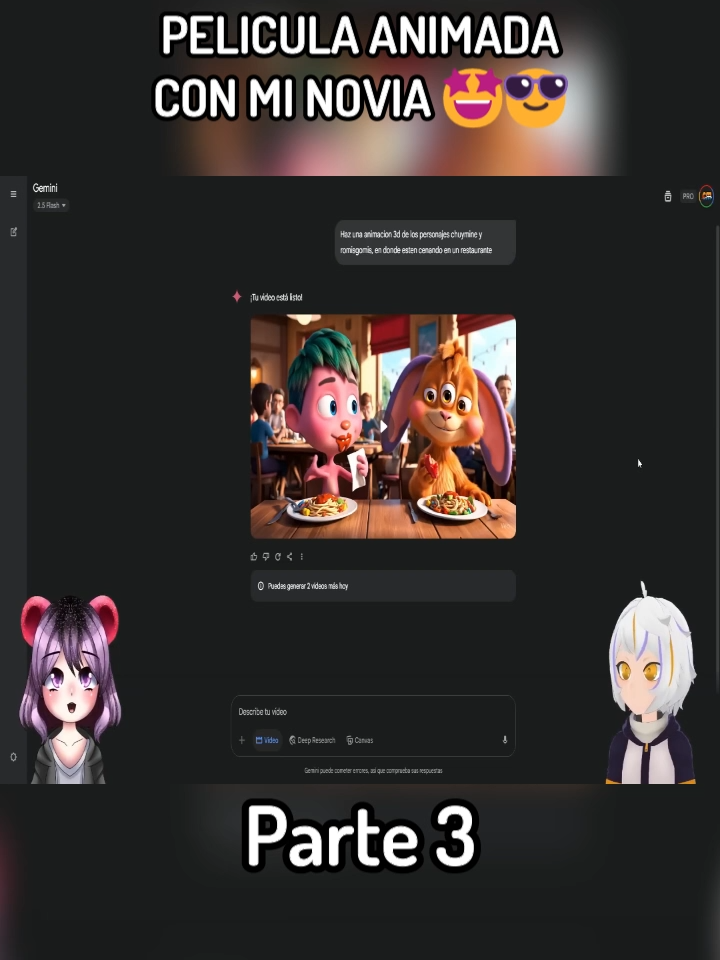 CREAMOS NUESTRA PROPIA PELICULA ANIMADA CON MI NOVIA 🤩😎 PARTE 3