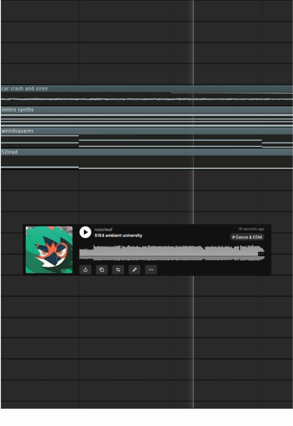 not really proud of this but i wanted to put something out #janeremover #fyp #dariacore #edm #leroy #producer #music 