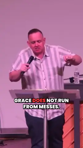 Grace doesn't run from the mess — it moves toward it with purpose. #OutOfTheGrave #grace  #preachersoftiktok #christiantiktok #jesus #thegospel 