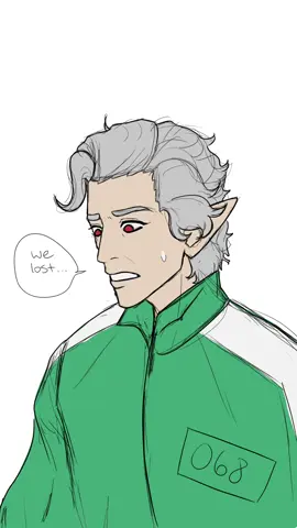 drawing astarion and gale in the squid game tracksuit felt so wrong #bg3 #bauldersgate3 #astarion #galedekarios #astarionbg3 #galebg3 