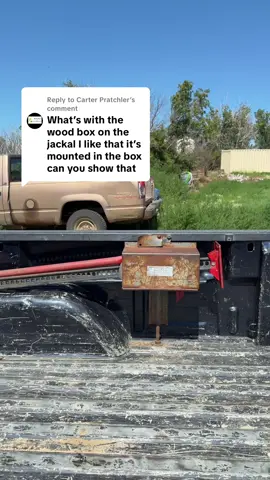 Replying to @Carter Pratchler our jackal holder. #farmtok #farmtruck 