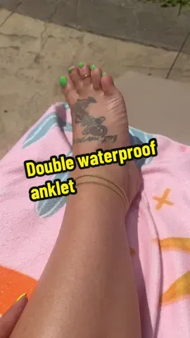 Waterproof ✔️ Thick ankle-friendly ✔️ Cute enough to wear every day 💦✨ This anklet isn’t just jewelry—it’s a lifestyle. #WaterproofAnklet #ThickAnkleFriendly #AnkletTok #CurvyStyle #EveryBodyIsBeautiful #AnkleCandy #SummerJewelry   
