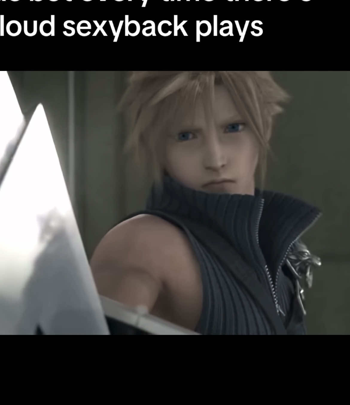 This was so stupid but I’ve seen a couple of videos likes these and they had me giggling 😭 #ff7 #ff7adventchildren #finalfantasy7 #finalfantasy7adventchildren #movie #cloudstrife #fyp #fyppp 