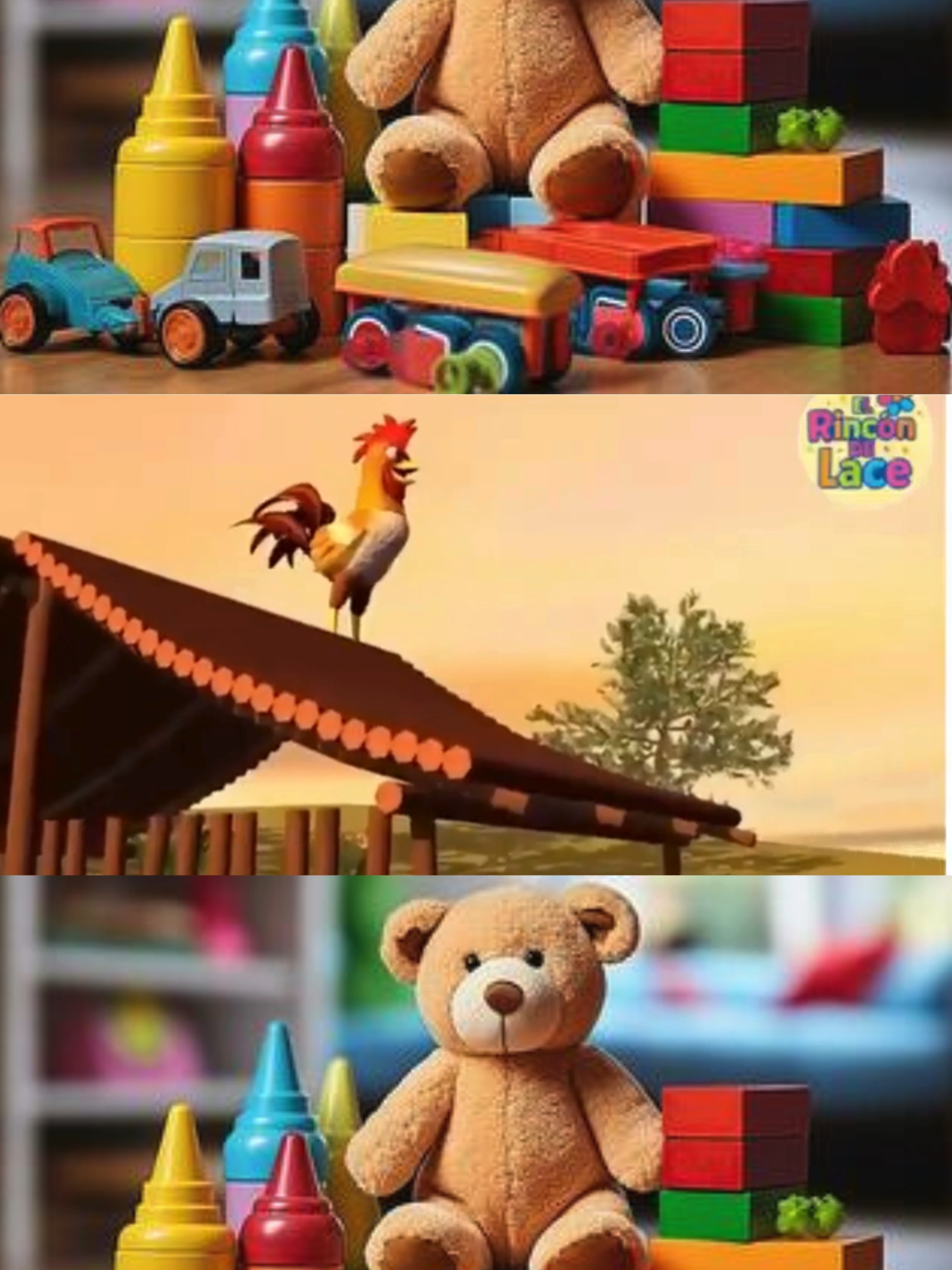 El Gallo y La Pata - Granja de Zenon #viraltiktok #videoviral #cancionesinfantiles #granjadezenon #lagranjadezenon