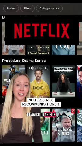 Netflix Recommendations!! #whattowatch #tvshowrecommendation #tvseries #netflixseries #netflixrecommendation #seriesnetflix 