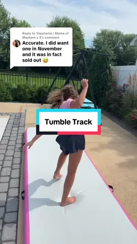 Replying to @Stephanie | Mama of Mayhem x 5 #airroller #tumbletrack #gymnasticsmat @Vevor_US 
