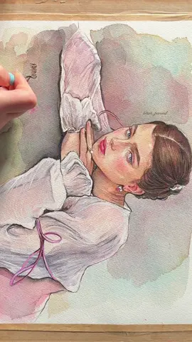 #artist #watercolor #watercolorportrait #painting 