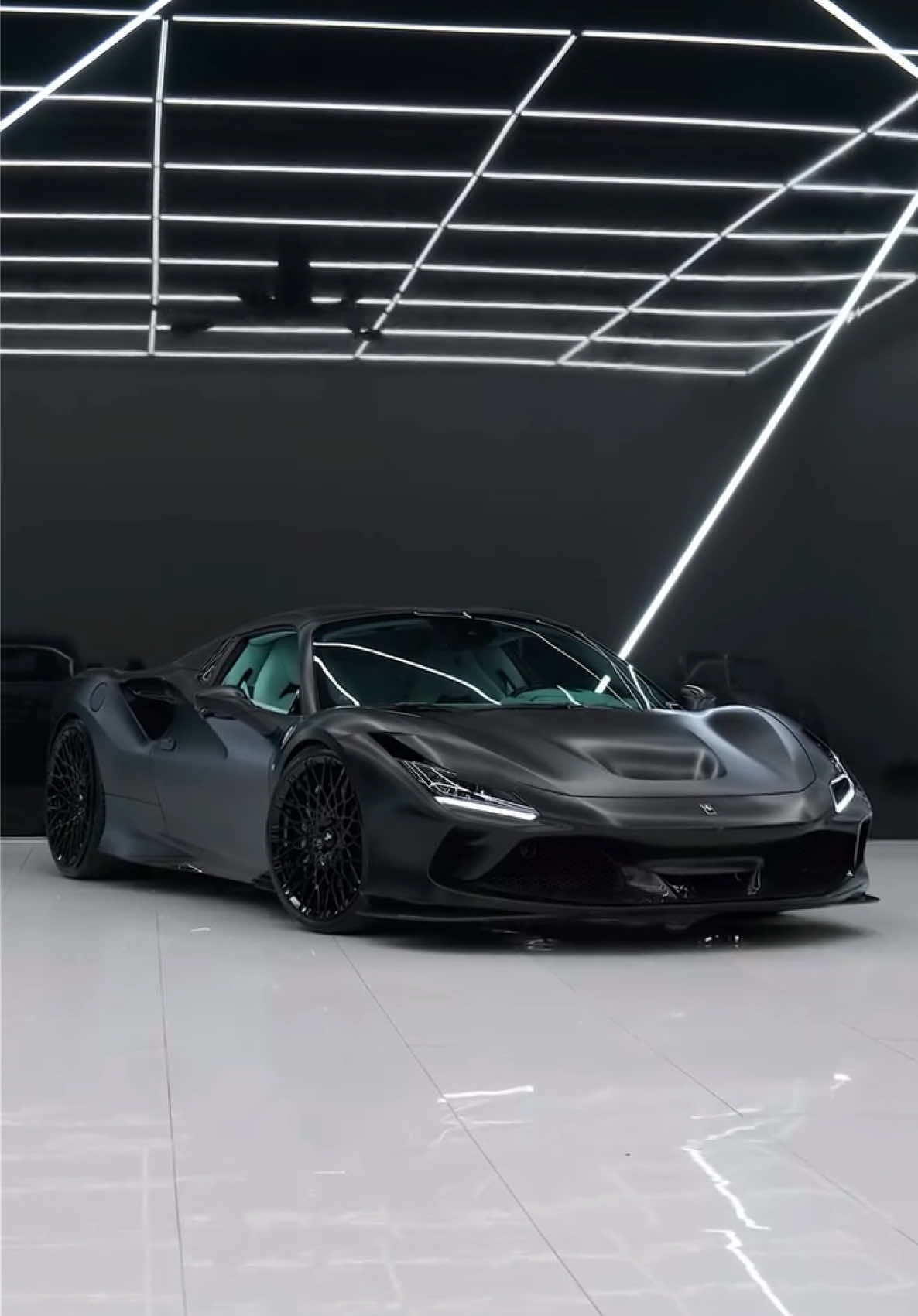Bespoke Customization 🖤 • • • Ferrari F8 with fully custom interior and 1886 Wheels (IG 📸 @limitedspec) #luxury #speed #luxuryspeed #ferrari #f8 #1886wheels #wheels #turbo #pull #review #best #coolest #fastest #exhaust #revving #car #auto #fyp 