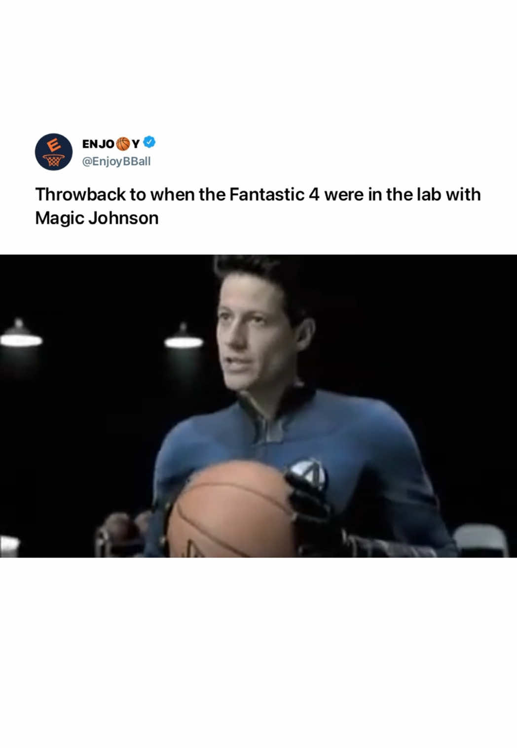 Who knew the Fantastic 4 could hoop? 👀#NBA #basketball #fantasticfour #sports 