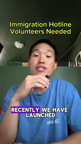 Do you want to help the immigrants communities  in times of crisis? WE need hotline volunteers! We relaunched our 24/7 emergency hotline this January to support immigrants dealingwith raids, detentions, and urgent moments. It’s free, 24/7, 7 days a week, and available in both  English and Korean. The number is 1-844-500-3222 We’re recruiting hotline volunteers — no experience needed. We’ll provide training and support. Volunteer sign-up is via link in bio or: bit.ly/NAK_hotlinetraining Let’s protect each other . #citizenship4all #KnowYourRights #immigrantrights #nohuumanbeingisillegalonstolenland #keepfamiliestogether #ImmigrantJustice #DefendEachOther        