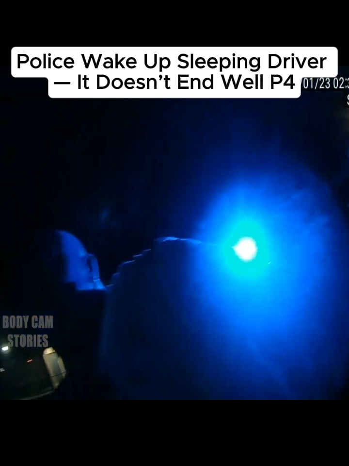 Police Wake Up Sleeping Driver — It Doesn’t End Well