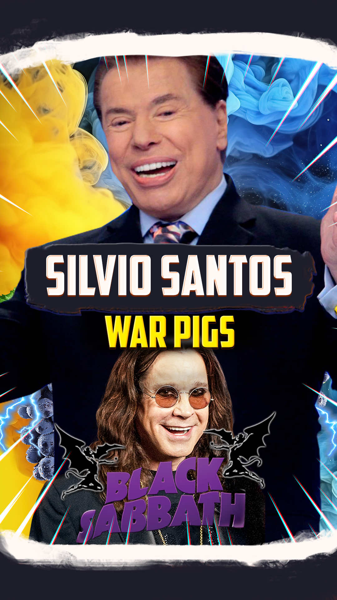 SILVIO SANTOS CANTANDO WAR PIGS DO BLACK SABBATH (OZZY OSBOURNE) #silviosantos #jequiti #ozzyosbourne #blacksabbath #warpigs #meme #zoeira   