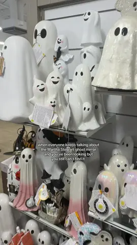 I don’t need it but why do I keep looking for it 👻 #marthastewartghostmirror #homegoodshalloween #tjmaxxhalloween 
