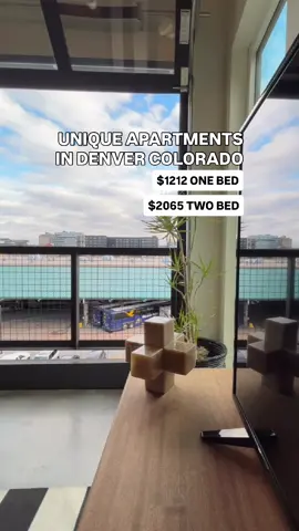 $2065 • 2 BED • 820sqft Enjoy sunsets over the Rocky Mountains from the comfort of your own couch with this fully operable garage door that is sure to impress your friends psssst….One beds start at $1212 😏 Drop a comment below to get details in your inbox 👇💌 AMENITIES ON AMENITIES: 👙 Unique shipping container pool 🏋🏼‍♀️ 7,000 sqft Fitness Center 🏐 Volleyball & Basketball Court 🛹 Skatepark 🎨 Maker’s Studio: w/ equipment: sewing machines, glo forge, screen printing & more ☕️ Coffee Shop on site YOUR UNIT: 🏙️ Operable glass garage doors 👚 In-unit laundry 🪵 Warm, cedar wood finishes 🪟 Double pane windows NEW HERE? Oh, hey! We’re Smart City👋 Denver’s most trusted & FREE apartment-locating team! Our agents do the searching, scheduling & help advocate for you throughout the process. We make apartment hunting easy. So get connected, kick back & we’ll have you in your dream apartment in no time. Not moving yet? Follow us to stay up to date on all things Denver! *Must quality on 2x the market rent. $2300 + 6 weeks free = $2065 effective $1350 + 6 weeks free = $1212 effective #Denver #DenverApartments #DenverColorado #denverlife #denverliving 