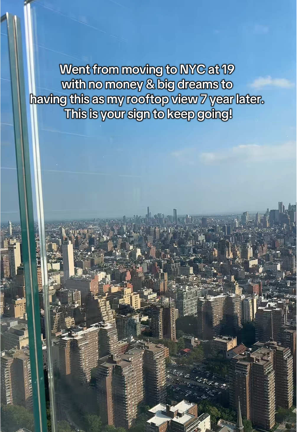 Whatever it is you’re hoping to achieve it is possible! Even if it seems like theres no way, NEVER give up 🤍 #nyc 