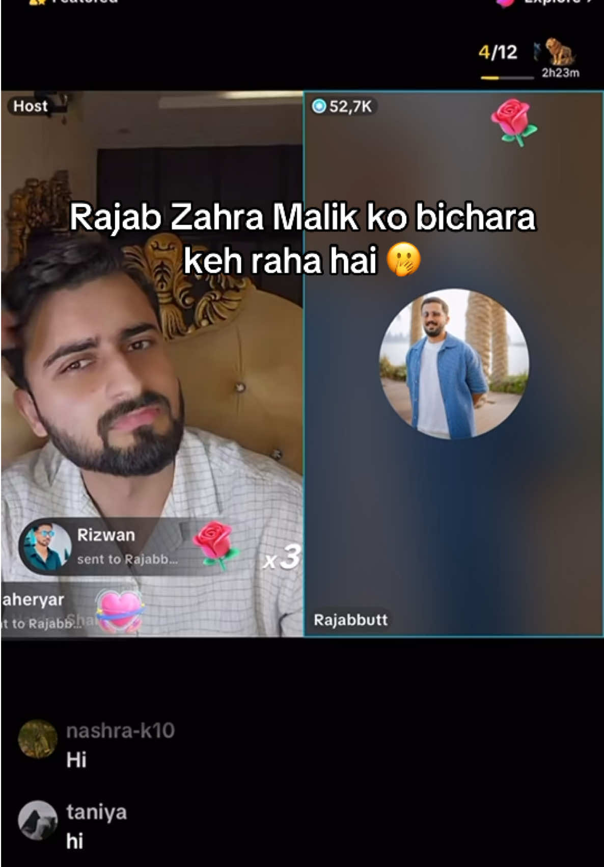 Rajab Zahra Malik ko bichara keh raha hai 👀🫢 #rajabbutt #rajabbutt #zahramalik #rajabfamily #rajabbuttfamily #rajabfamilyvlog #rajabfamilyvlogs #rajab #fyp #for #foru #foruyou #forupage #foryoupage❤️❤️ #foryour #foryouu #viral #viralvideos #viralditiktok #virale 