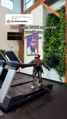 Replying to @Queen Madyson hows’s this?! 😎 How each WWE superstar would run Seth Rollins edition  #WWE #sethrollins #wwefan #wwetiktok #wweraw #wrestletok 