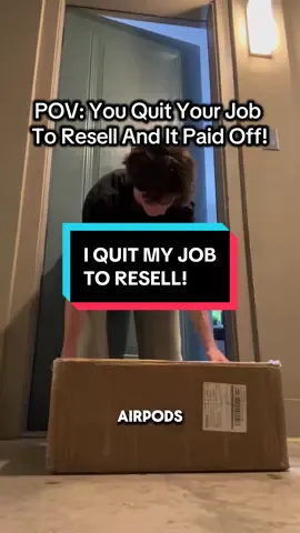 POV: Reselling Paid Off! 💸📈 #sidehustle #reseller #unboxing #airpods #extraincome #fyp #reselling 