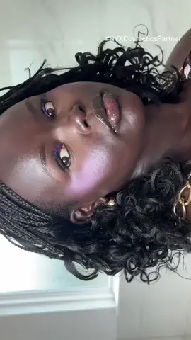 #NYXCosmeticsPartner Full face glam using all @NYX Professional Makeup 💄 Th Buttermelt Blush? A bold yes, it hits different. Would you try this look? 💜  #nyadollie #beauty #fyp #reels #shorts 