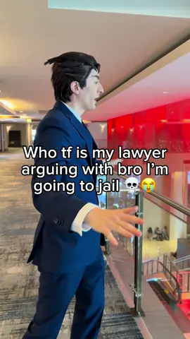 Who is Phoenix Wright even arguing with??? Feat @danielledenicola  . . . #aceattorney #phoenixwright #phoenixwrightcosplay #aceattorneymemes #edgeworth #milesedgeworth #narumitsu #gyakutensaiban #mayafey #vonkarma #franziskavonkarma