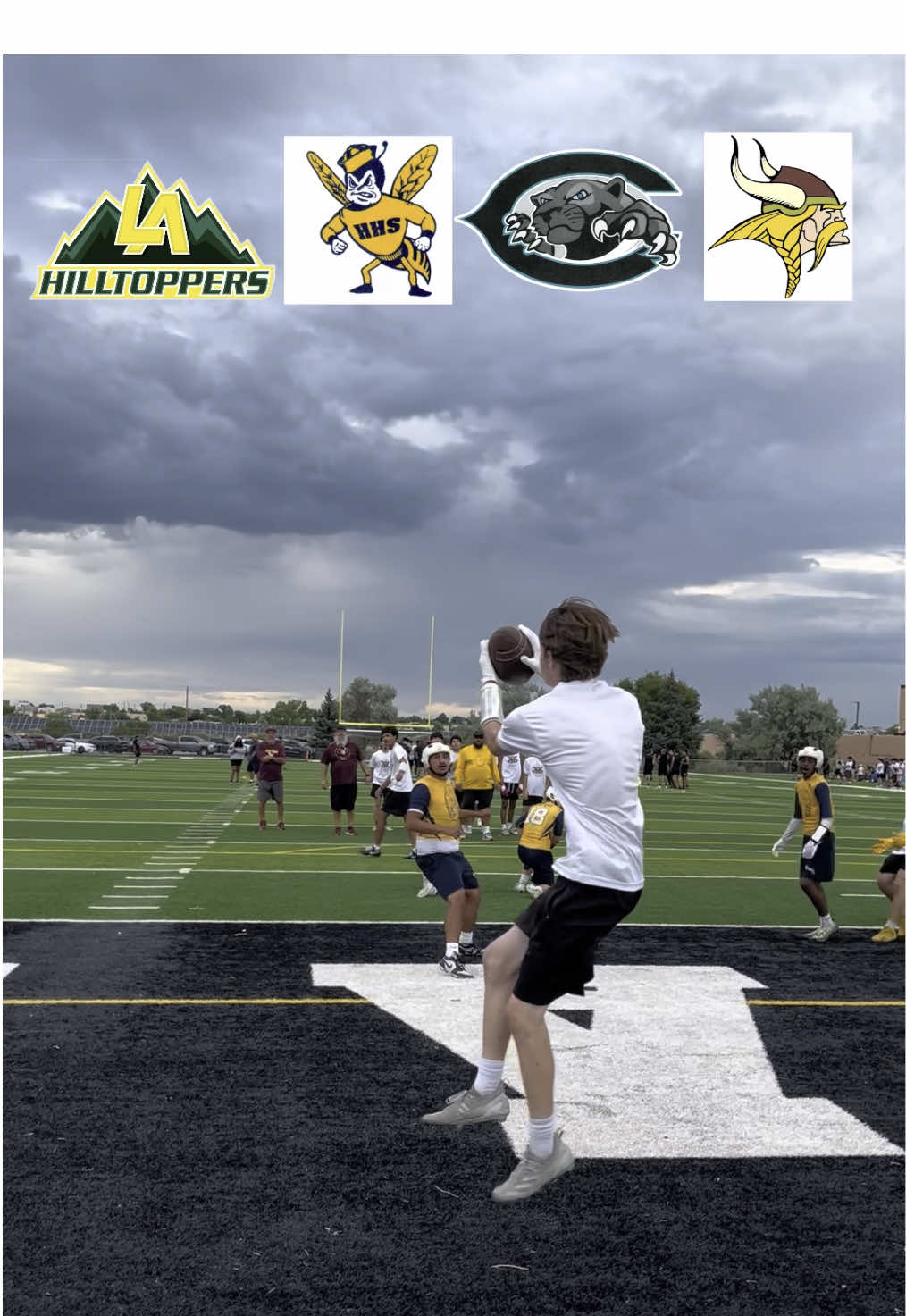 Was able to stop by Capital high school yesterday to catch some 7-on-7s. Schools in attendance: Capital, Valley, Los Alamos, and Highlands. I did not have my usual equipment but I tried. #newmexicosports #newmexico #highschoolfootball