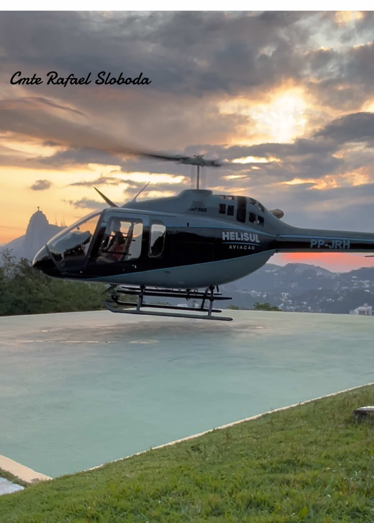 Hoje o voo é de Bell 505