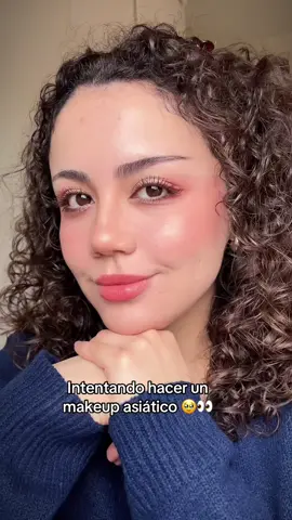 Recreando (o intentando recrear) un makeup asiático 🩷 acepto sugerencias🥹#koreanmakeup #asianmakeup #maquillajecoreano #igarimakeup #makeuptutorials 