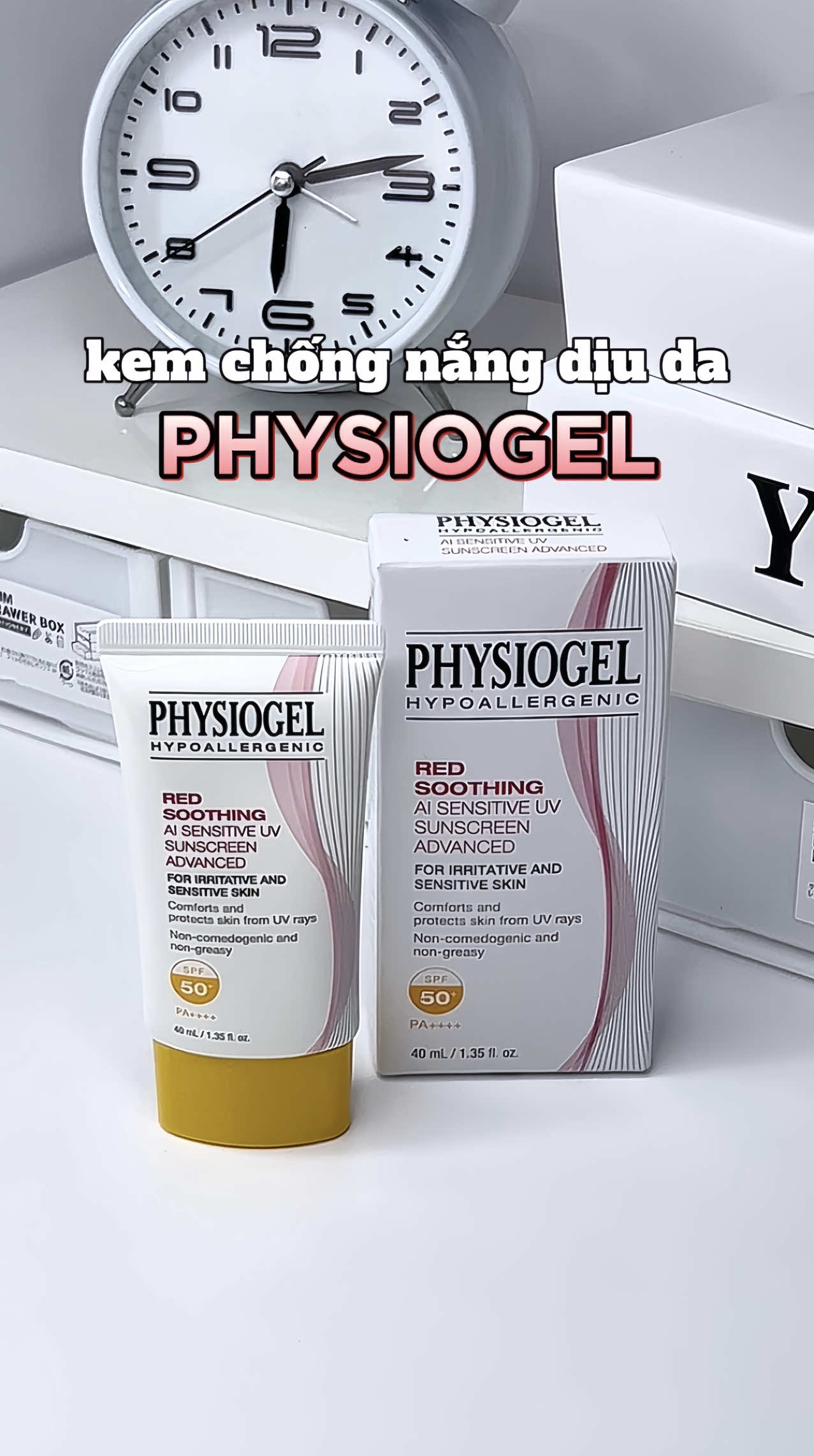 chống nắng không chỉ là thói quen, mà là bí quyết giúp giữ da trẻ lâu ✨ #physiogel #kemchongnang #kcn #unbox #review #xh 