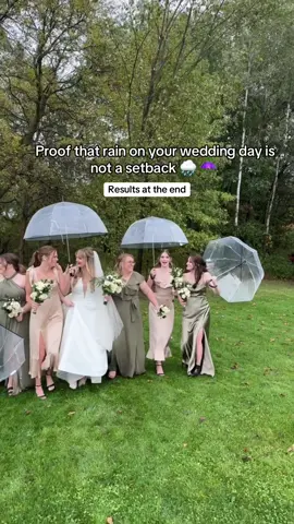 And suddenly your wedding day looks like it belongs in a movie ☔️ #elopement #weddingphotographer #weddingtiktok 
