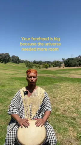 Your forehead is big 
