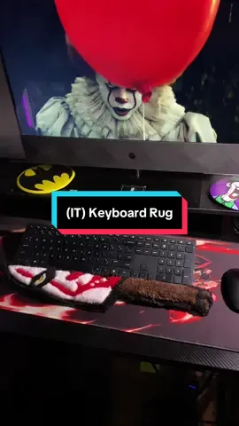 Halloween is around the corner! 🎃 | Keybaord Rugs Less Than $20! | Link Above ⬆️ • • • • #keyboardrug #rugaverse #customrug #itmovie #itclown #clown #keyboardasmr #horrortok #horrormovies #horrorclips #halloween #pcsetup #setup #GamingSetup #gamingsetups #halloweencostume #halloween2025  
