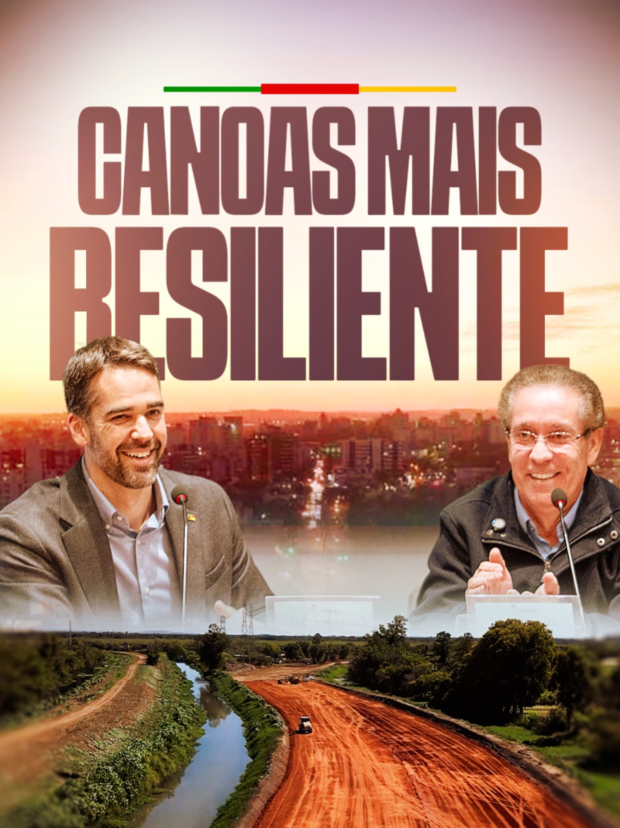 ‼️ 179 milhões de reais para Canoas enfrentar enchentes e as mudanças climáticas. Contem com o Governo do Estado ‼️