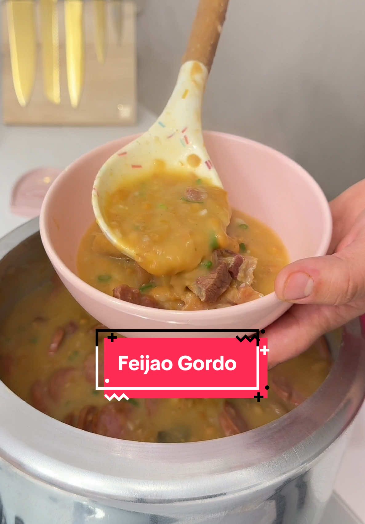 Feijão gordo pra 15 pessoas! O pedido do mais papis é uma ordem 🥰 #feijao #jantinha #feijaogordo 
