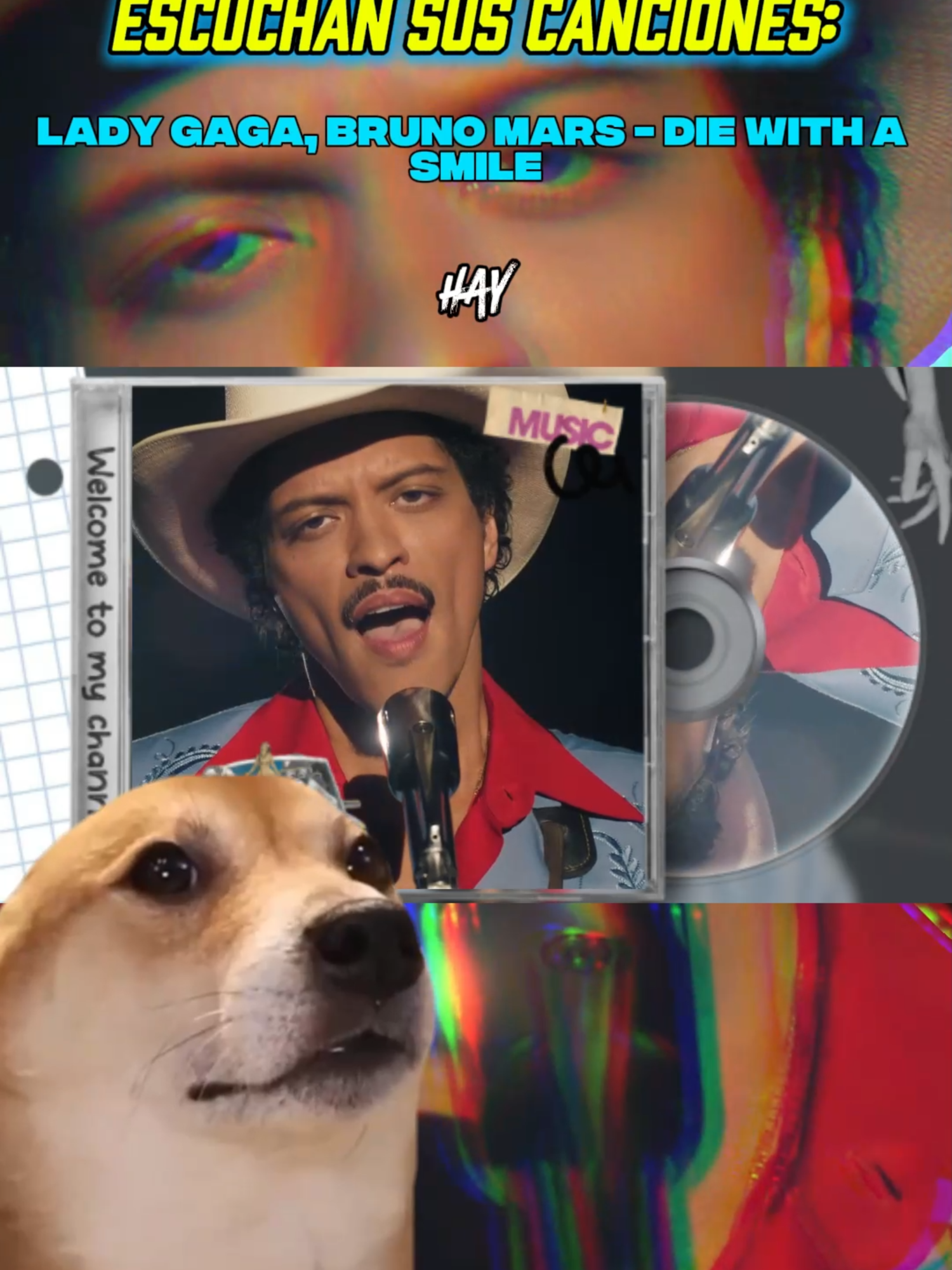 Asi Suena Lady Gaga, Bruno Mars - Die With A Smile En Español 😱😍❤ By Ilurama #fyp #enespañol #cover #pop #brunomars #ladygaga