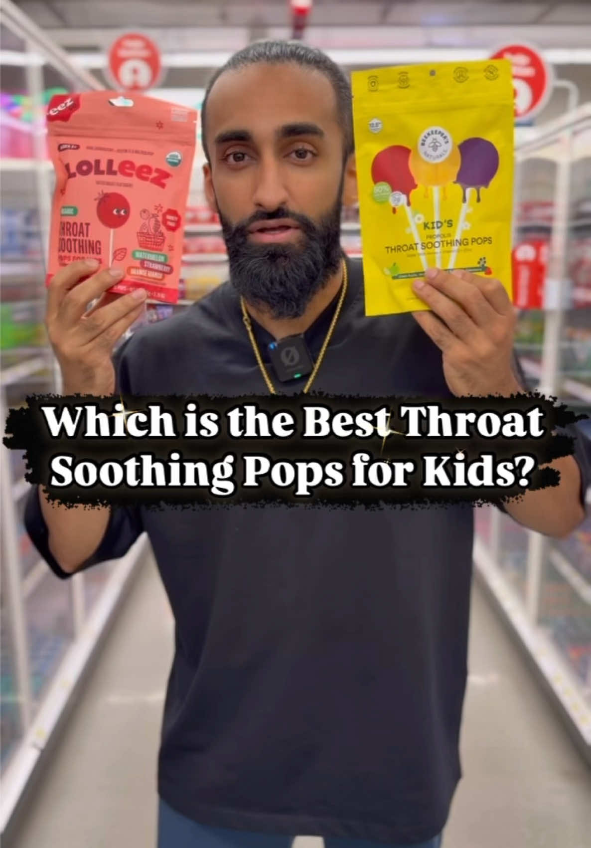 🤒 What’s the better choice for throat soothing pops? 🚫 I don’t recommend Lolleez — 4g of sugar per pop is too much 🚨 Plus it has a drug ingredients label… meaning hidden ingredients 👀 sketchy vibes 🍯 Instead, go with Beekeeper’s Naturals Kids Throat Soothing Pops 🐝 Made with propolis, vitamin D, zinc, and honey. 🛡️ All support the throat and boost the immune system 🍬 Only 2g of sugar — that’s 50% less 💛 Clean ingredients. Powerful support. Tastes amazing. @Beekeeper’s Naturals  #beekeepersnaturals #throatsoothingpops #ad 