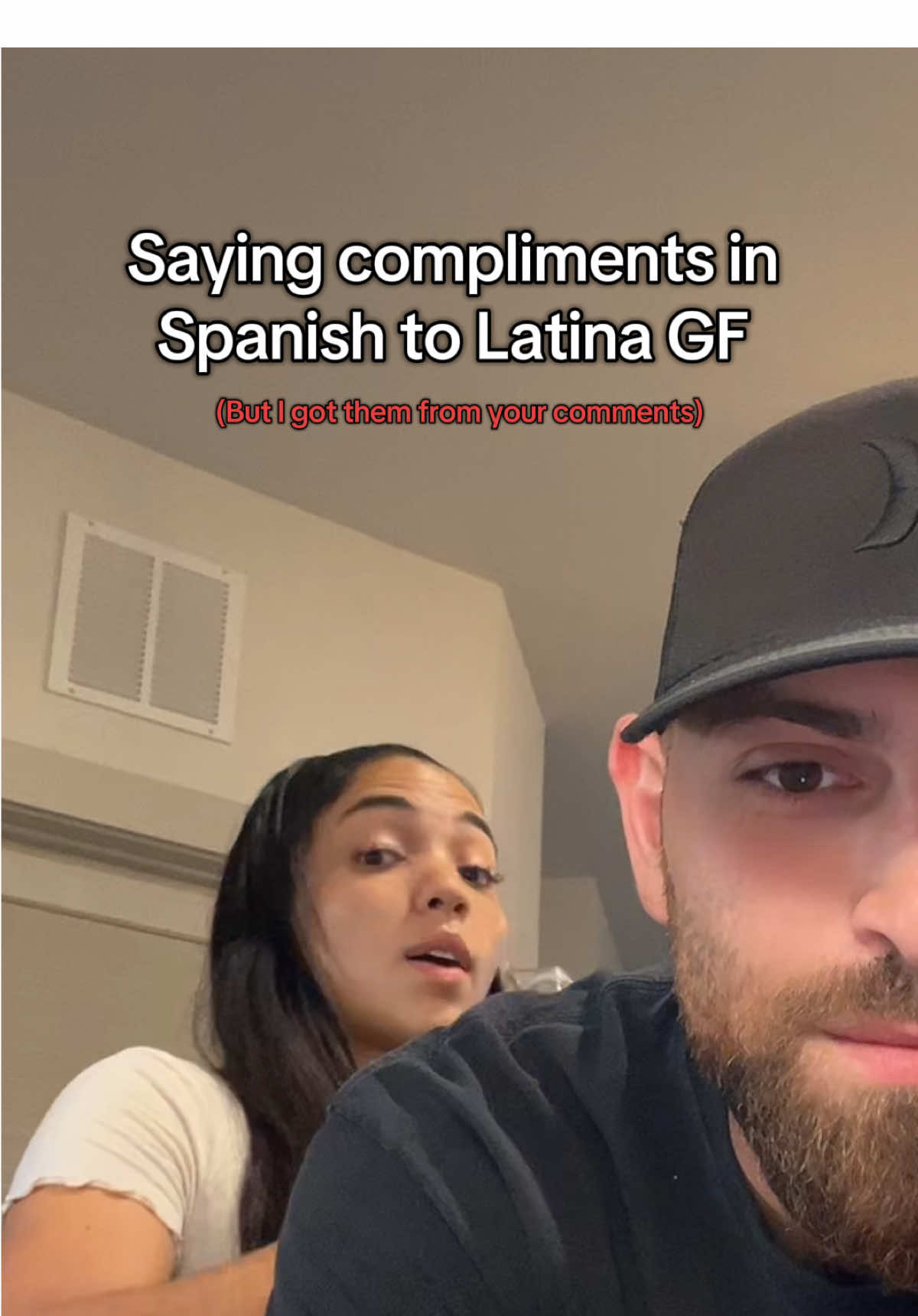 🗣️E-stay tuned for the date 🪦💐😭 #latina #couplecomedy #español #couplegoals #lebanese 
