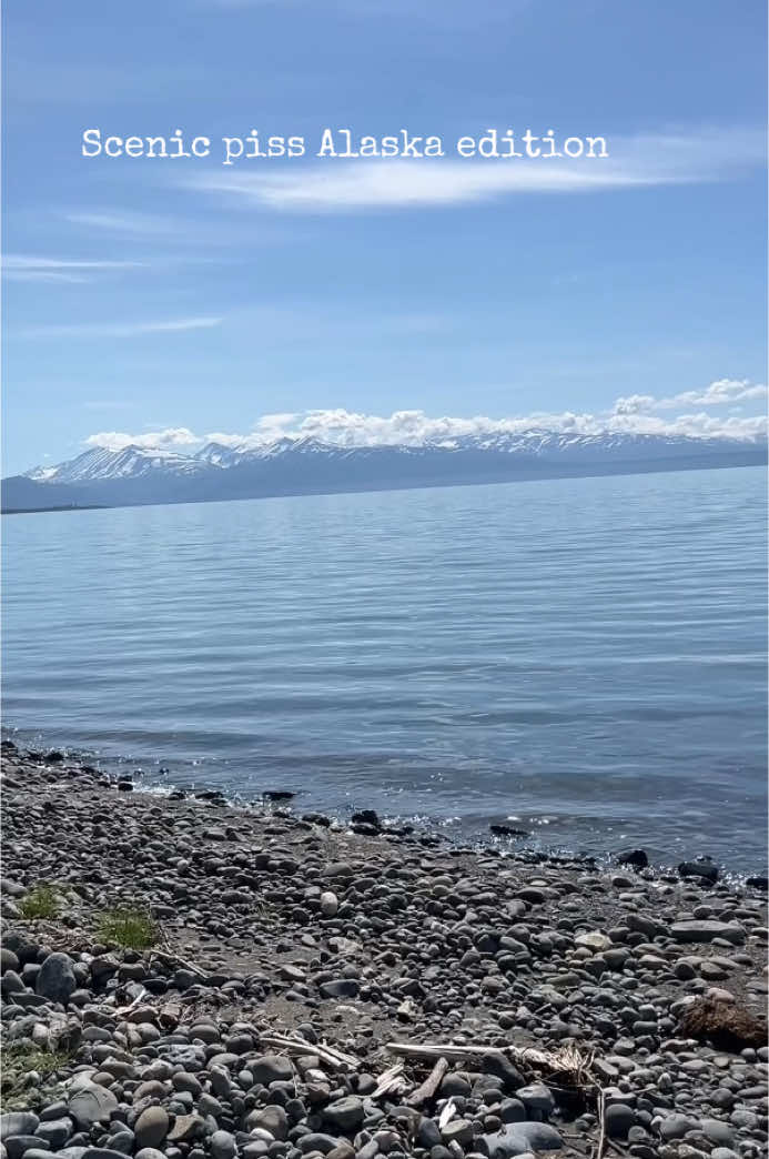 #scenicpiss #freshair #adventure #beach #alaska #outofcontrol #kasilof #pisswithaview #tustumenalake #kenai 