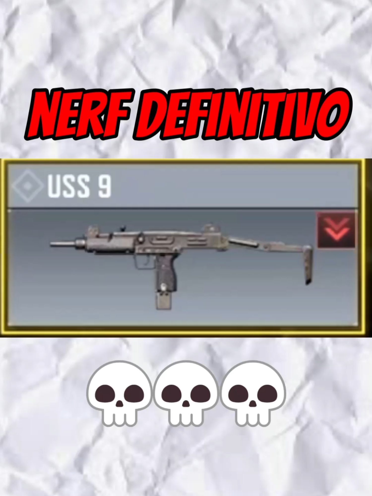 el nerf definitivo de la uzz9 #codmobile