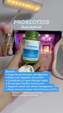 Probiotic supliments  Simplee supliments #probiotics #guthealth #womenhealth #wellness #digestivehealth #balancedmood #foryou @Simplee Supplements 