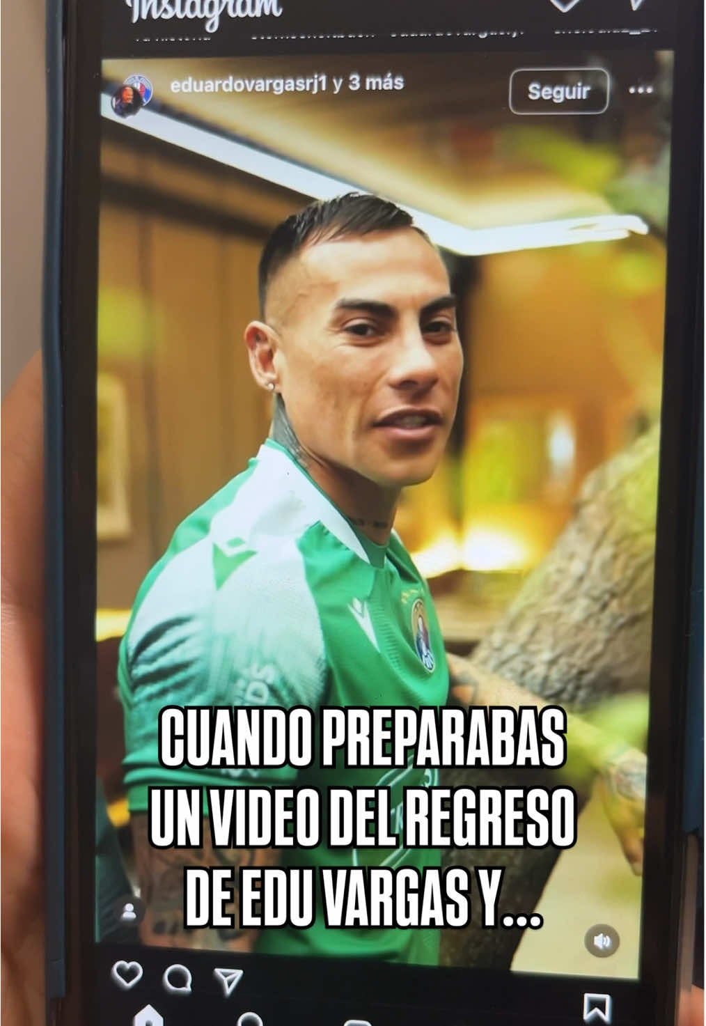 Así con el regreso de Edu Vargas… Bueno, era bonita la idea 😅 #udechile #universidaddechile #vamoslau #losdeabajo #romanticoviajero #futbolchileno